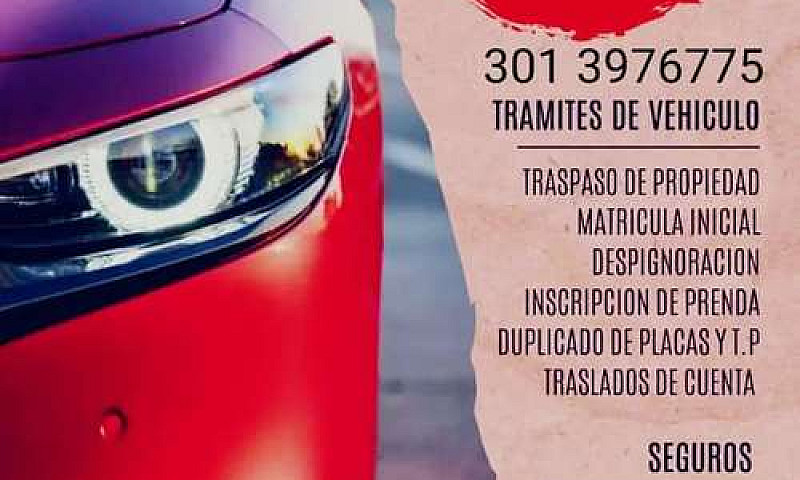Trámites Tránsito...