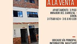 Apartamento En Venta Mirador Del Carrizal Giron